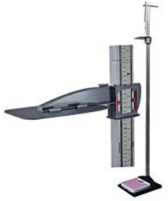  Stadiometer With Weighing Scale, Model No.: KI- SS- 196
