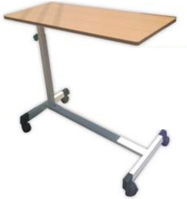  Over Bed Table, Model No.: KI- SS- 155