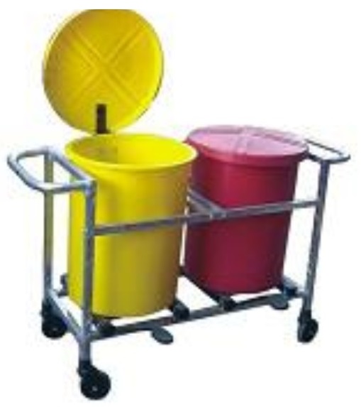  Bio Medical Waste Bin, Model No.: KI- SS- 186