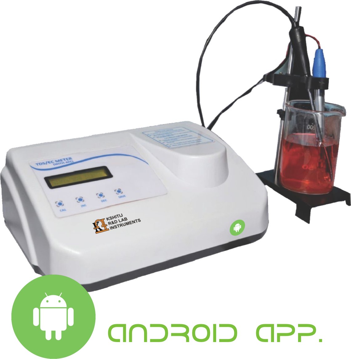  TDS/EC Meter ( Android Based), Model No.: KI - 123